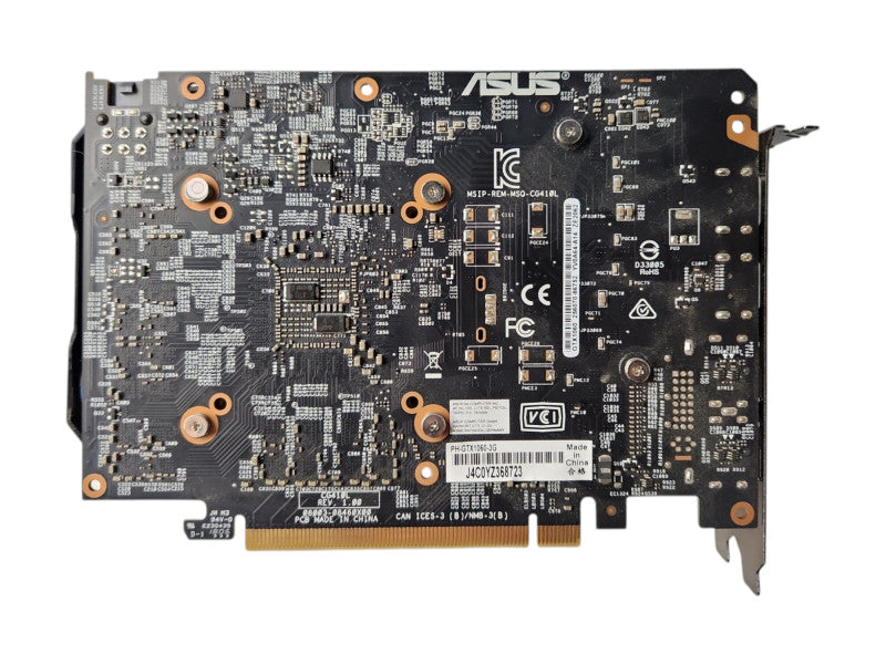 ASUS GTX 1060 3GB GDDR5 Graphics Card PH-GTX1060-3G