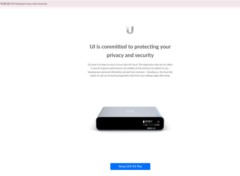 Ubiquiti UniFi Cloud Key Gen2 Plus UCK-G2-PLUS 1TB HDD _