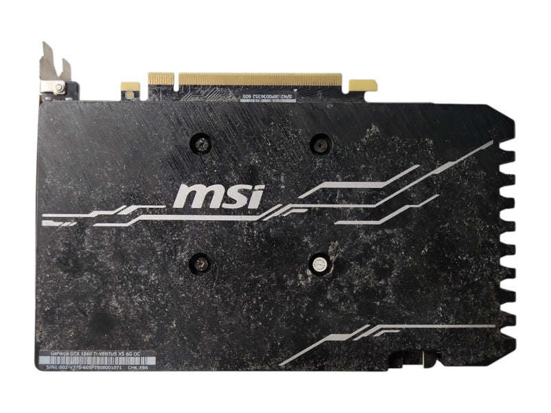 MSI GEFORCE GTX 1660 Ti VENTUS XS 6G OC GRAPHICS CARD, READ