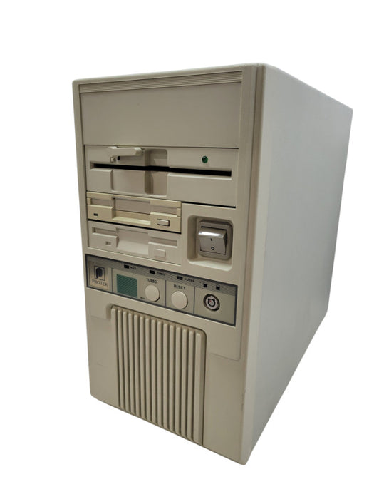 Vintage Desktop PC - i486DX 8MB RAM NO HDD TRIDENT 1MB GPU 200W PSU %