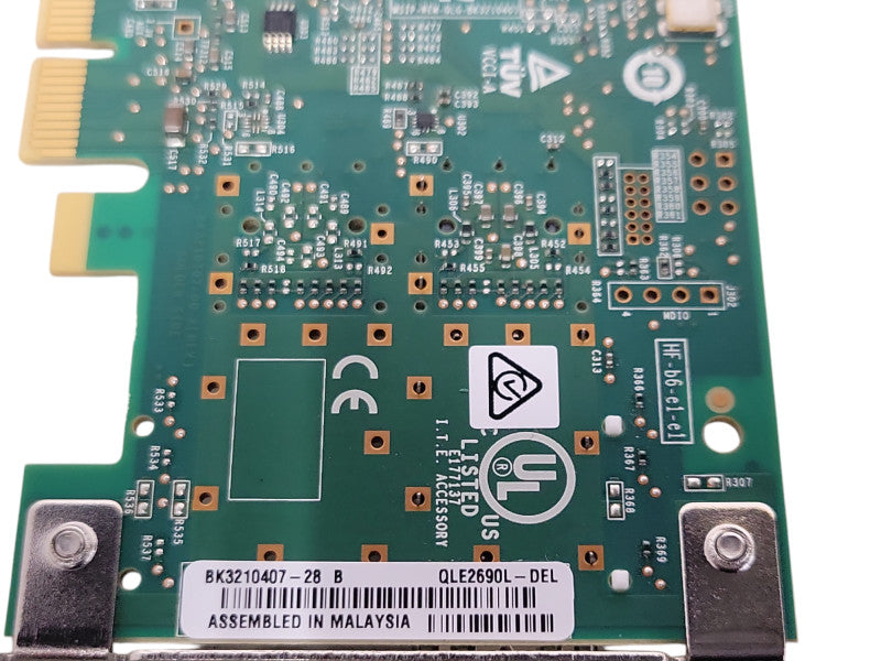 Dell Qlogic QLE2690L-DEL Dual Port 16GB FC Adapter 0P3T0T, LP bracket _