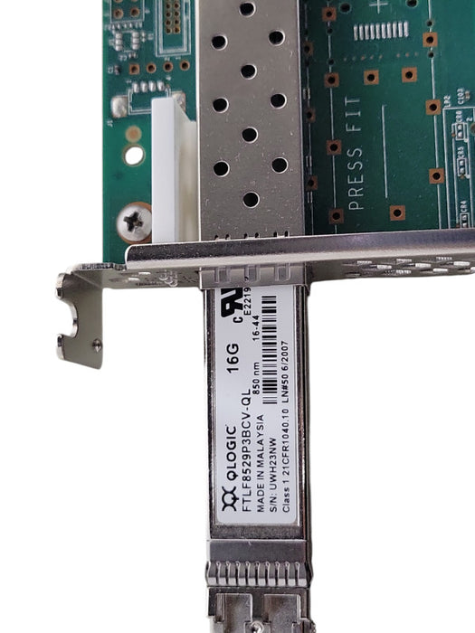 Dell Qlogic QLE2690L-DEL Dual Port 16GB FC Adapter 0P3T0T, LP bracket _