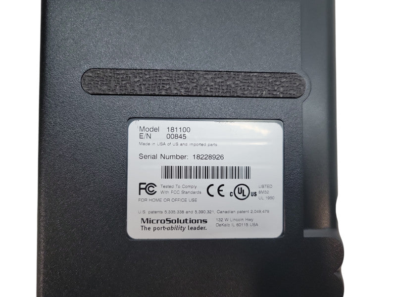 MicroSolutions Bantam Backpack 181100 External CD Drive + Accessoriess %