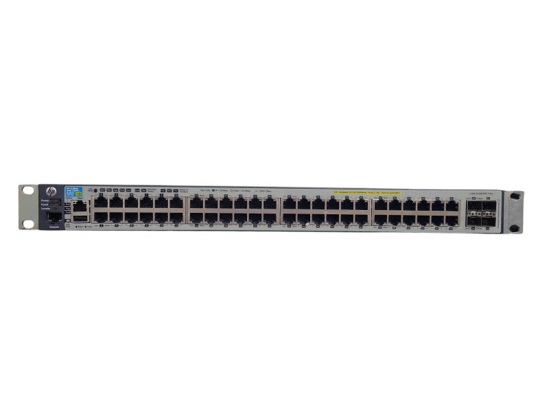 HP J9574A 3800-48G-PoE+-4SFP+ w/ 4Port Stacking Module Switch !