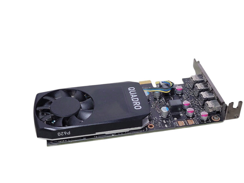 NVIDIA Quadro P620 | 2GB GDDR5 Graphics Card | 4x MiniDP, LP bracket _
