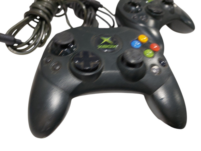Bundle of 2 Original OEM Microsoft Xbox Wired Controllers Model: X08-69873 =