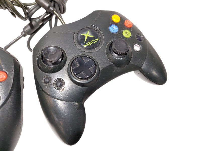 Bundle of 2 Original OEM Microsoft Xbox Wired Controllers Model: X08-69873 =