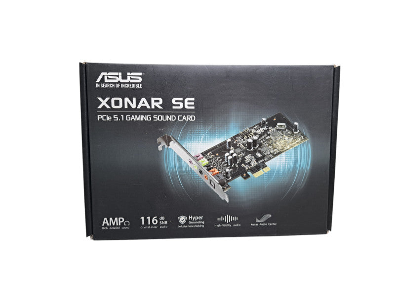 ASUS Xonar SE 5.1 Channel PCIe Gaming Sound Card | XONAR_SE
