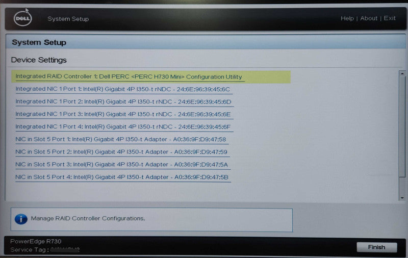 Dell PE R730 2U 16x2.5", 2x Xeon E5-2620 v4, 64GB DDR4, H730 Mini, No HDD