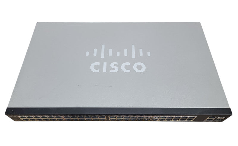 Cisco SG200-50 | 50-Port Gigabit PoE Smart Network Switch | 2x SFP Q