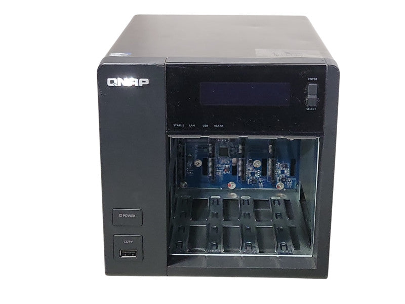 QNAP TS-469 Pro 4-Bay SATA Network Attached Storage, No HDD/Trays, READ _