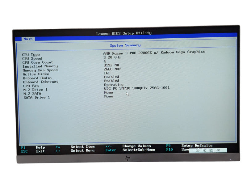 Lenovo ThinkCentre M715q AMD Ryzen 3 2200GE 8GB RAM & 256GB NVMe  -