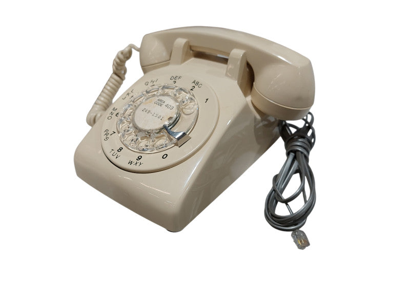 Vintage Northern Telecom Rotary Dial Beige Telephone  =