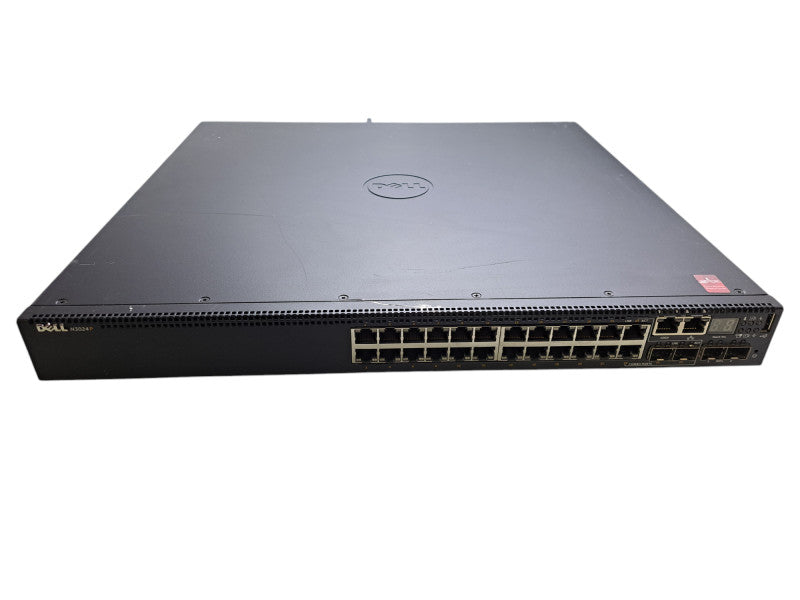 Dell N3024P | 24-Port Gigabit PoE+ Managed Switch w/ SFP+ Module | 2x PSU