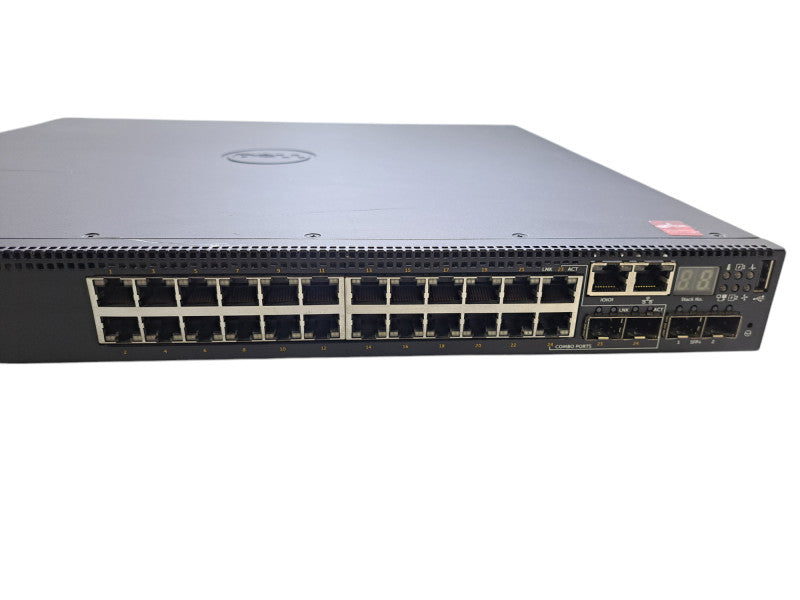 Dell N3024P | 24-Port Gigabit PoE+ Managed Switch w/ SFP+ Module | 2x PSU