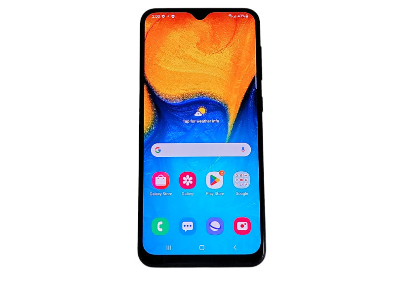 Samsung Galaxy A20 - 32GB - Black [SM-A205W] (