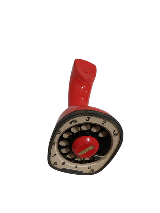 Vintage Red Cobra Rotary Telephone Ericsson LM Made in Sweden  =