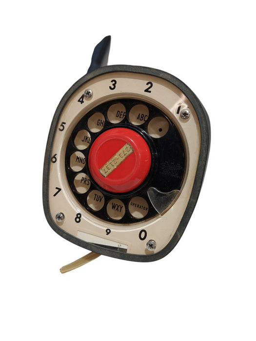Vintage Red Cobra Rotary Telephone Ericsson LM Made in Sweden  =
