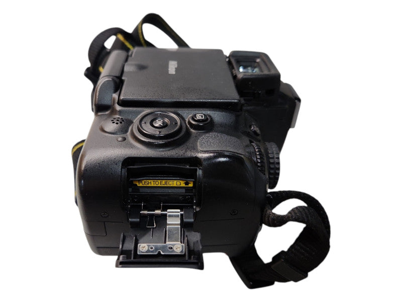 Nikon D D5000 12.3MP Digital SLR Camera Black Body Only, No Battery, READ