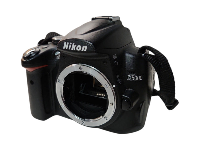 Nikon D D5000 12.3MP Digital SLR Camera Black Body Only, No Battery, READ