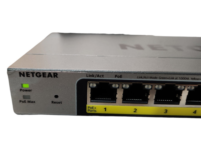 NETGEAR ProSafe GS110TP 8 Ports Wall-Mountable Gigabit Ethernet Switch