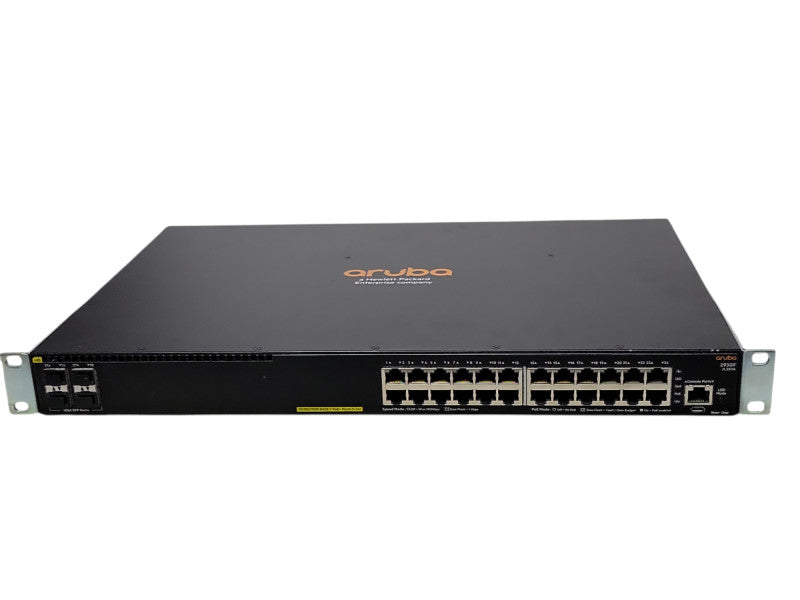 Aruba HP JL261A 2930F 24G PoE+ 4SFP Gigabit Switch _