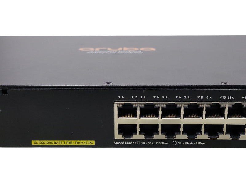 Aruba HP JL261A 2930F 24G PoE+ 4SFP Gigabit Switch _
