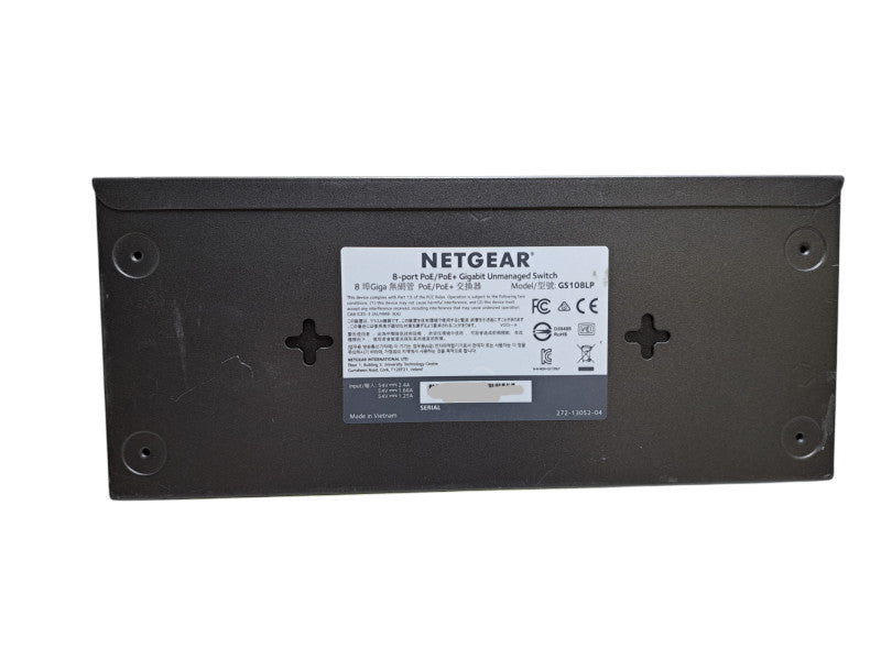 NETGEAR GS108LP | 8-Port Gigabit PoE/PoE+ Unmanaged Switch