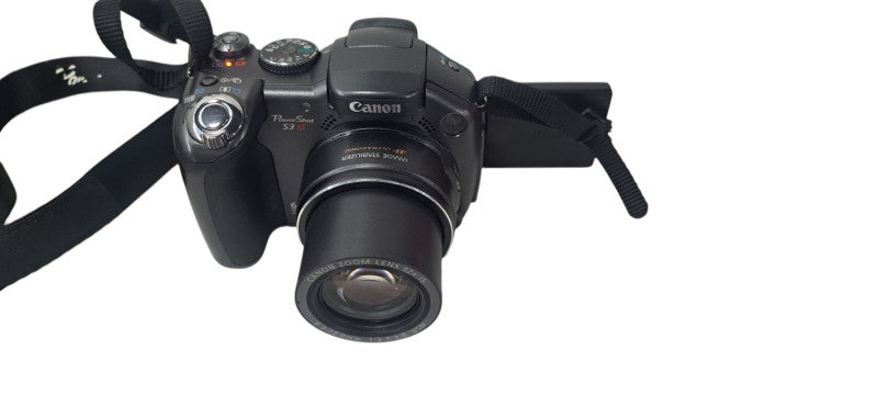 Canon PowerShot S3 IS Black 6.0 Megapixel 12x Optical Zoom