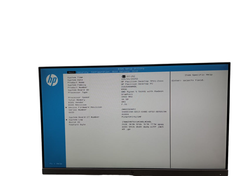 HP Pavillon TP01 AMD Ryzen 5 5600G With Radeon Graphics 16GB DDR4 Ram θ