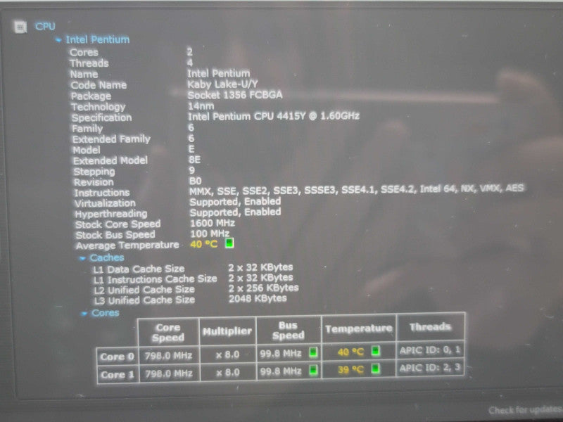 Microsoft Surface Go Pentium 4415Y 8GB RAM 128 GB SSD READ  β BudLap