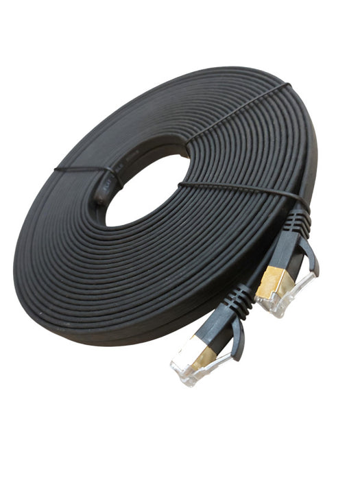 JADAOL Flat Cat7 Cable Ethernet Network High Speed Patch Cord RJ45