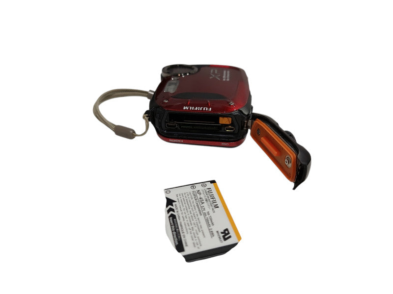 FujiFilm Finepix XP60 Red Digital Camera with Battery  =
