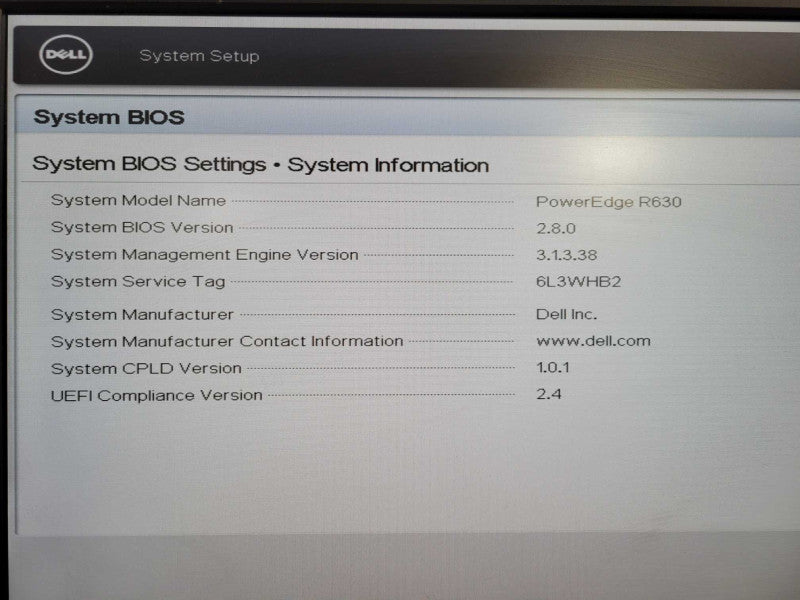 Dell PowerEdge R630 1U 2x Xeon E5-2620 v4 @ 2.31Hz 32GB RAM H730 Mini 8x 2.5" !