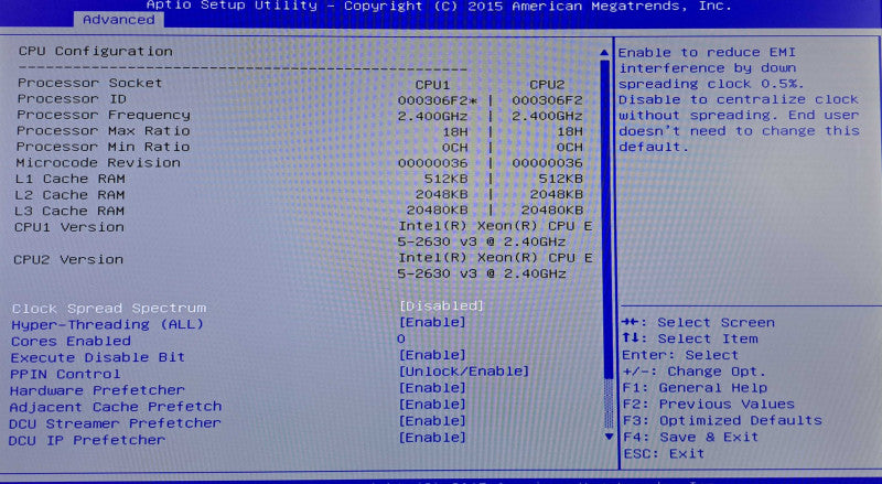 Nutanix X10DRT-P 4x Node Server | 8x Xeon E5-2630 v3 @2.40GHz, 128GB DDR4