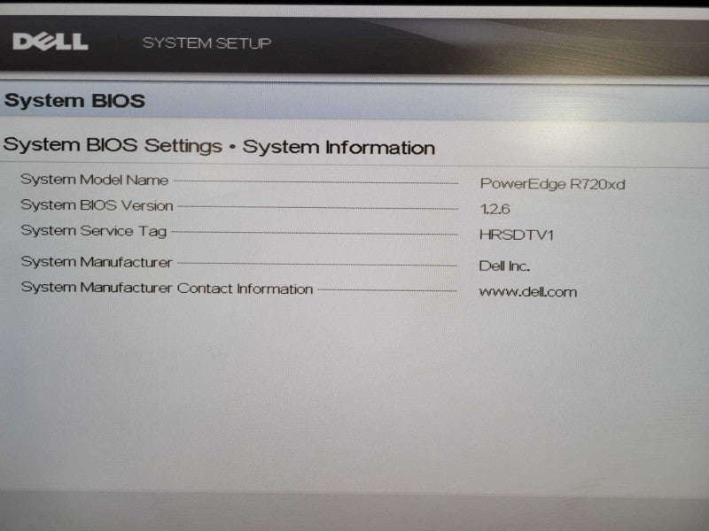 DELL R720xd 2U Intel Xeon E5-2650 @ 2.00GHz 16GB RAM H710 Mini 3.5"  !