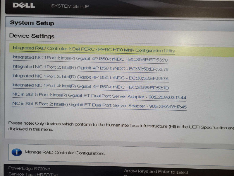 DELL R720xd 2U Intel Xeon E5-2650 @ 2.00GHz 16GB RAM H710 Mini 3.5"  !