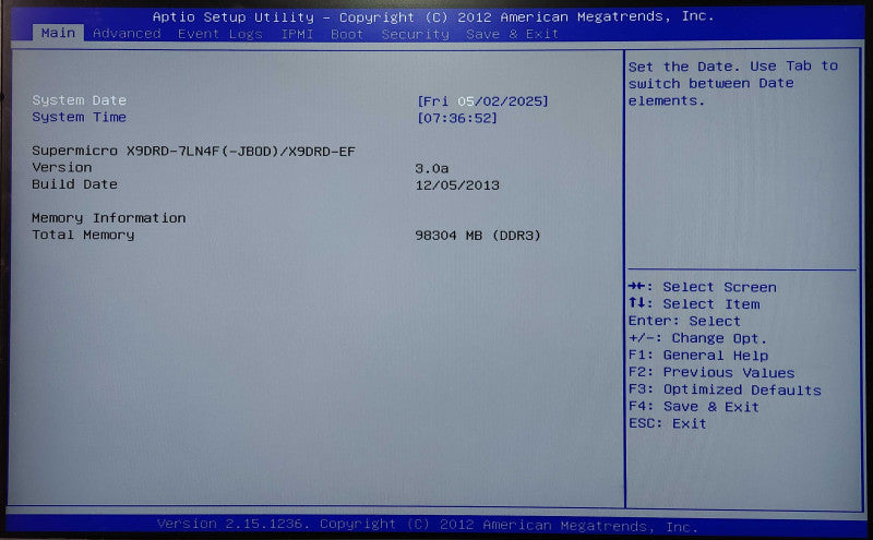 Supermicro X9DRD-7LN4F / X9DRD-EF 2U 12x3.5", 2x Xeon E5-2620 v2, 96GB DDR3 Q