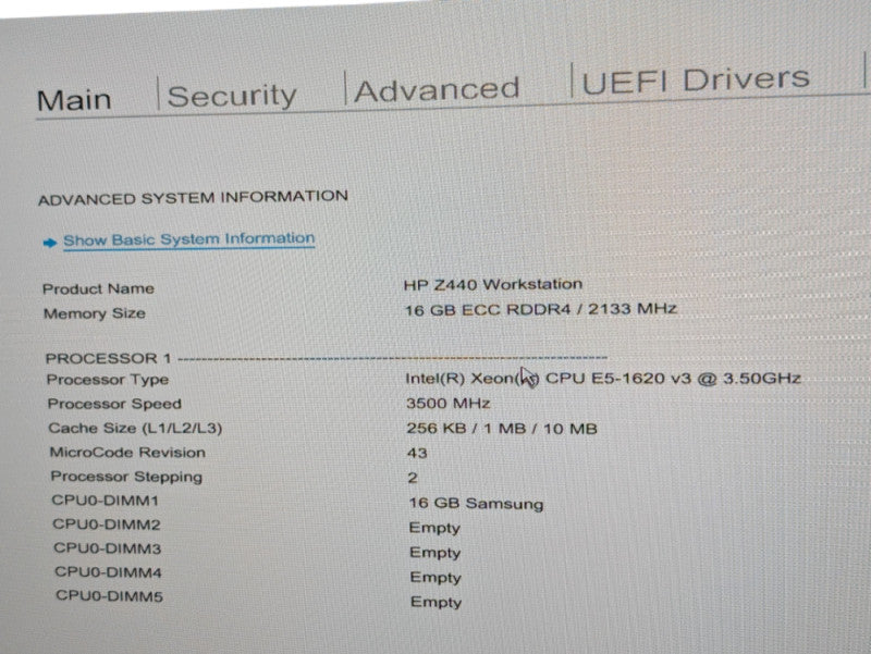 HP Z440 Desktop PC Workstation Intel Xeon E5-1620 v3 CPU BAREBONES READ  Q-
