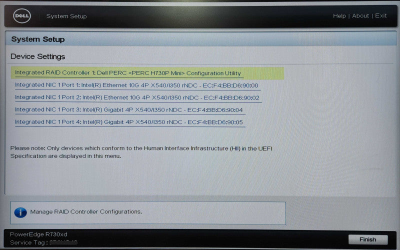 Dell Power R730xd 2U 26x2.5", Xeon E5-2683 v3, 16GB DDR4, H730P Mini