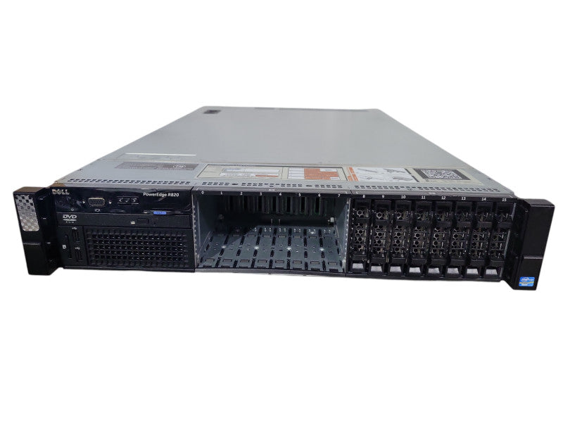 Dell PowerEdge R820 2U 16x2.5", 4x E5-4640 @ 1.80  512GB DDR3, PERC H710P,  !