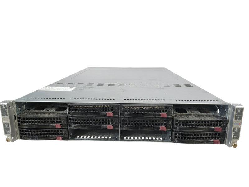 Supermicro X10DRT-H / CSE-827 - 8x Xeon E5-2680 V3 128GB DDR4 NO HDD 2xPSU Q%