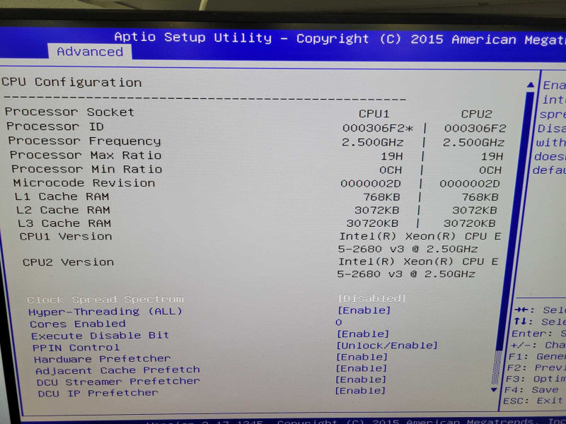 Supermicro X10DRT-H / CSE-827 - 8x Xeon E5-2680 V3 128GB DDR4 NO HDD 2xPSU Q%