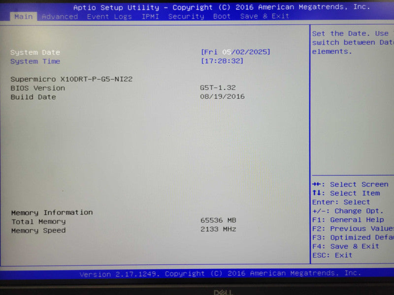 SuperMicro X10DRT-P-G5-NI22 2-Node 4x Xeon E5-2640v4, 128GB, 1x PSU, READ _