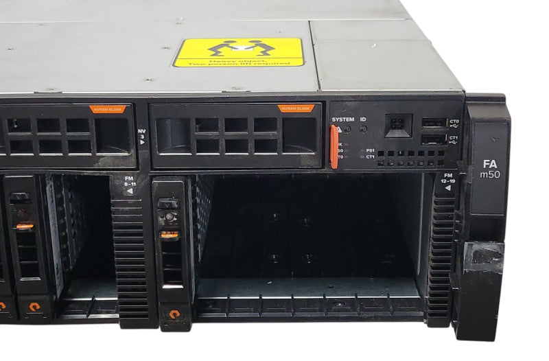 PURE STORAGE FLASHARRAY FAM50  w/ 2x m50 R2 controllers, 2x PSU  _