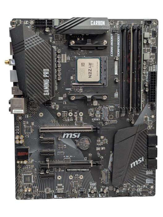 MSI B450 Gaming PRO Carbon AC RYZEN 7 PRO 3700 16GB RAM Combo -
