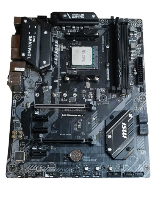 MSI B450 TOMAHAWK MAX II Gaming, with AMD Ryzen 5 Pro 3600 - 8 GB RAM