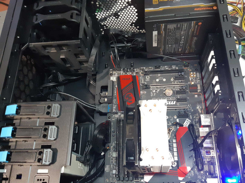 ThermalTake Custom Gaming Desktop msiZ170A i5-6600k 3.5GHz 32GB DDR4 NO HDD
