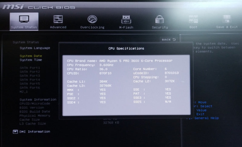 MSi Motherboard B450-A PRO, With AMD Ryzen 5 PRO, 16GB RAM - NVIDIA  P1000 Q