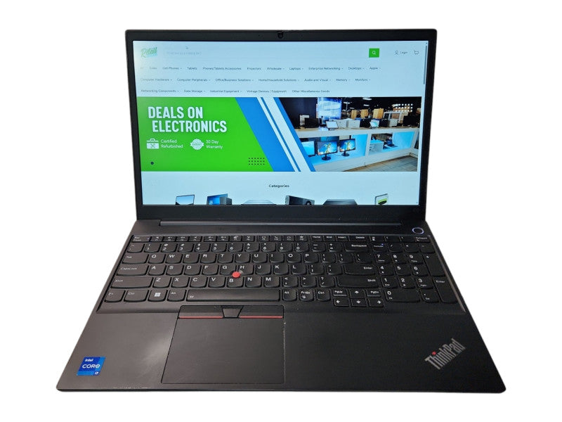 Lenovo ThinkPad E15 Gen 2, i7-1165G7, 32GB DDR4, 256 NVMe, No PWR  Lap200